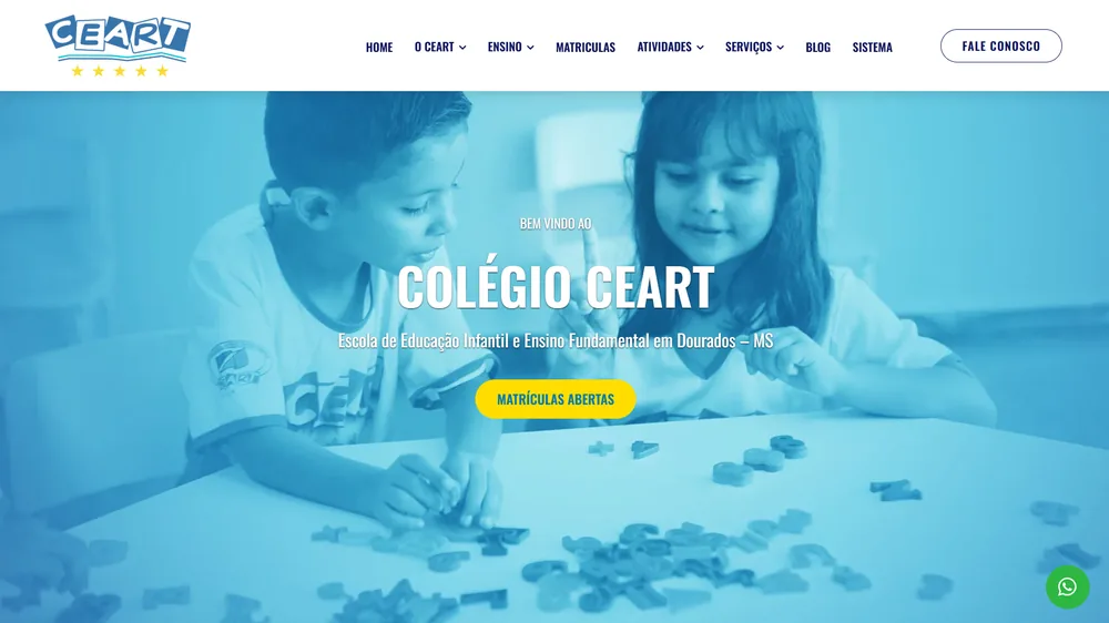 Site Colégio CEART