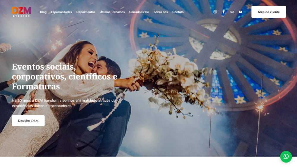 Site DZM Eventos