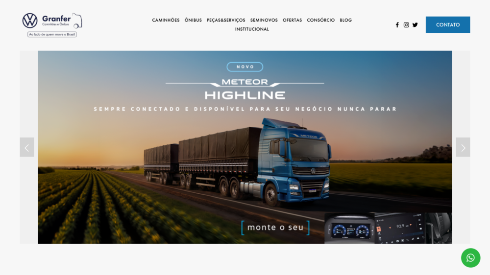 Site Granfer Caminhões