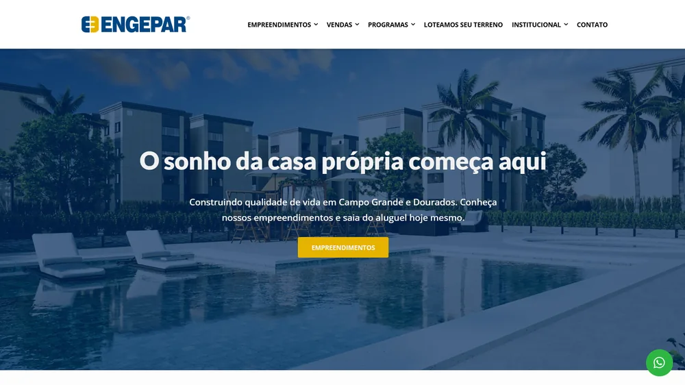 Site Engepar Habitação