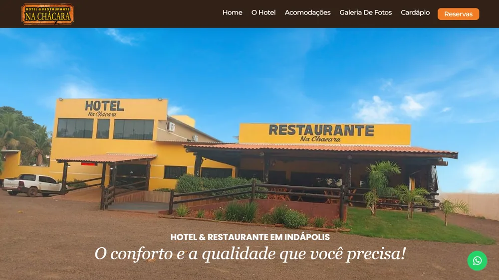 Site Hotel & Restaurante Na Chácara