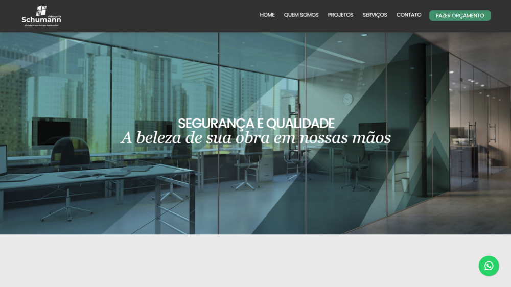 Site Vidraçaria Schumann