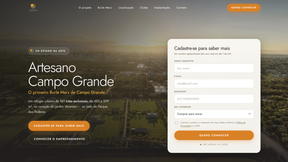 Site Artesano Campo Grande