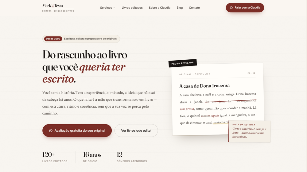 Site Editora Mark@Texto